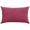 vidaXL Sofakissen 2 St&uuml;ck Weinrot 50 x 30 cm Cordstoff