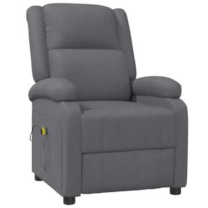 vidaXL Massagesessel Anthrazit Kunstleder