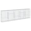 vidaXL Gabione mit Deckel 500x50x150 cm Verzinktes Eisen