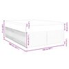 vidaXL Boxspringbett mit Matratze Blau 160x200 cm Stoff