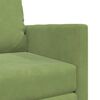 vidaXL Schlafsofa 60cm Hellgr&uuml;n Samt