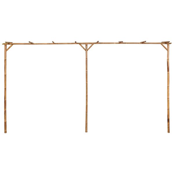 vidaXL Pergola Bambus 385 x 40 x 205 cm