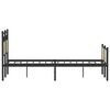 vidaXL Bettgestell ohne Matratze Sonoma-Eiche 120x200 cm Holzwerkstoff