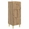 vidaXL Schubladenschrank 33 x 34,5 x 90 cm Holzwerkstoff Artisan-Eiche
