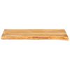 vidaXL Tischplatte mit Baumkante 80x20x3,8 cm Massivholz Mango