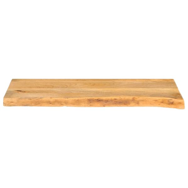 vidaXL Tischplatte mit Baumkante 80x20x3,8 cm Massivholz Mango