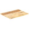 vidaXL Tischplatte Massivholz Mango 25-27 mm 90x60 cm