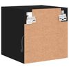 vidaXL TV-Wandschr&auml;nke mit LED-Leuchten 2 Stk. Schwarz 30x28,5x30 cm