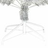 vidaXL Weihnachtsbaum mit 300 LEDs mit St&auml;nder Silber 240 cm PET