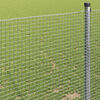 vidaXL Geschwei&szlig;ter Drahtzaun Silber 1,2 x 10 m