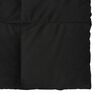 vidaXL Winterbettdecke Gepolstert Schwarz 135 x 220 cm Mikrofaser