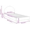 vidaXL Kinderbettgestell mit Kopfteil Hellgrau 90 x 200 cm Schafstoff