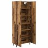 vidaXL Highboard 2 pcs Altholz Holzwerkstoff