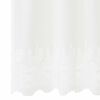 vidaXL Spitzenvorhang mit Vorh&auml;ngen Floral Wei&szlig; 180 x 150 cm Polyester
