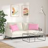 vidaXL Sofakissen 2 pcs Rosa 60 x 40 cm Stoff