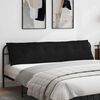 vidaXL R&uuml;ckenkissen Schwarz 200 x 19 x 50 cm Stoff