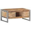 vidaXL Couchtisch 95x50x40 cm Raues Mangoholz