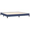 vidaXL Bettgestell ohne Matratze Blau 200x200 cm Stoff