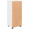 vidaXL Badezimmerschrank-Set TULUM Hochglanz Wei&szlig; 37 x 31,5 x 82 cm