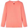 Kinder-Langarmshirt Korallenrosa 104
