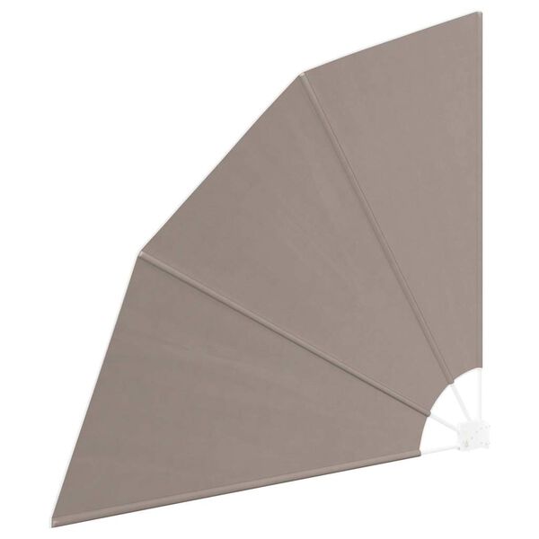 vidaXL Balkon Sichtschutz Taupe 160 x 160 cm Polyester