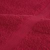 vidaXL 12 tlg. Premium-Handtuch-Set SOLUND Rot 600 g/m&sup2;