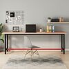 vidaXL Schreibtischplatte 220x55x2,5 cm Massivholz Buche