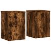 vidaXL Pflanzenst&auml;nder 2 Stk. R&auml;uchereiche 25x25x35 cm Holzwerkstoff