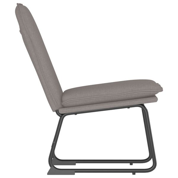 vidaXL Loungesessel Taupe 52x75x76 cm Stoff