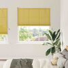 vidaXL Rollo mit Vorh&auml;ngen Gelb 150 x 220 cm Bambus