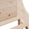 vidaXL Massivholzbett ohne Matratze 160x200 cm Kiefernholz