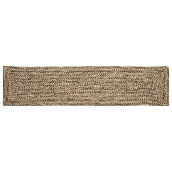 vidaXL Bereichsteppiche Nat&uuml;rlich und Schwarz 60 x 300 cm Jute