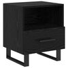 vidaXL Nachttisch Schwarz Eichen-Optik 40 x 35 x 47,5 cm Holzwerkstoff
