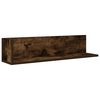 vidaXL Wandregale 2 Stk. R&auml;uchereiche 75x16,5x16,5 cm Holzwerkstoff