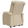 vidaXL Aufstehsessel Creme Stoff