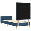 vidaXL Bettgestell mit Kopfteil Blau 80 x 200 cm Stoff