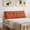 vidaXL R&uuml;ckenkissen Rot-Orange 140 x 50 cm Cordstoff