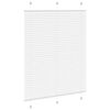 vidaXL Plissee Wei&szlig; 110x100 cm Stoffbreite 109,4 cm Polyester