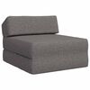vidaXL Klappsofa Bett Hellgrau 60 x 70 x 41 cm Stoff