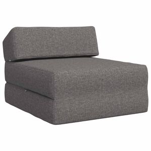 vidaXL Klappsofa Bett Hellgrau 60 x 70 x 41 cm Stoff
