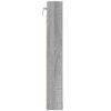 vidaXL Vitrinenschrank Grau Sonoma 100x8,5x58 cm Holzwerkstoff