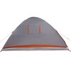 vidaXL Kuppel-Campingzelt 4 Personen Grau Wasserdicht