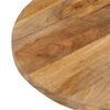 vidaXL Tischplatte 120x50x3,8 cm Oval Massivholz Mango