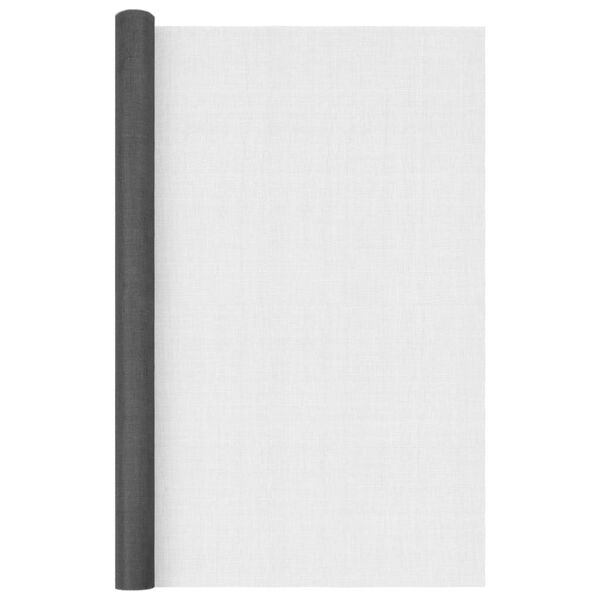 vidaXL Fliegengitter Fiberglas 80x2000 cm Schwarz
