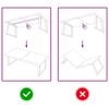 vidaXL Tischplatte 120x50x(2-4) cm Massivholz Behandelt Baumkante
