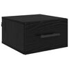 vidaXL Nachttisch 35 x 35 x 20 cm Holzwerkstoff Schwarz Eichen-Optik