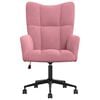 vidaXL Relaxsessel Rosa Samt