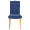 vidaXL Esszimmerst&uuml;hle 2 Stk. Blau Stoff