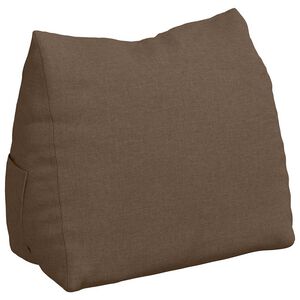 vidaXL R&uuml;ckenkissen Braun 60 x 20 x 50 cm Stoff
