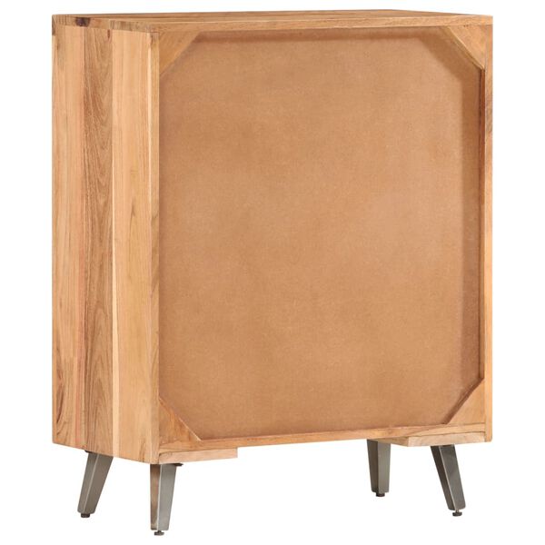 vidaXL Sideboard 60&times;30&times;75 cm Akazie Massivholz
